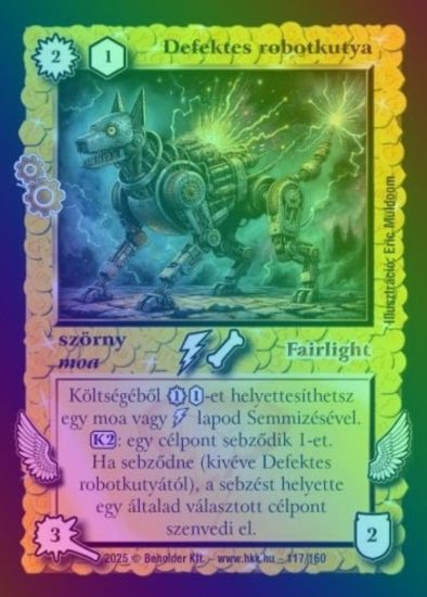  Defektes robotkutya<br&gtFOIL