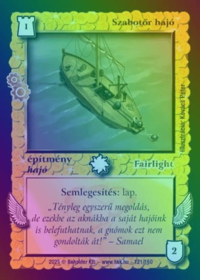  Szabotr haj<br&gtFOIL