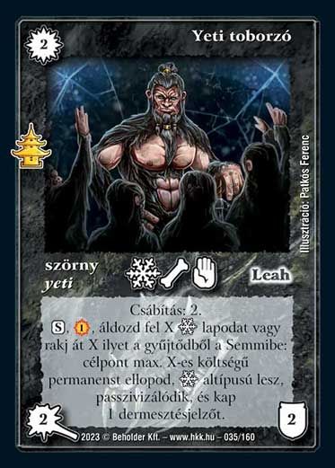  Yeti toborz